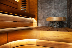 Harvia Cilindro Heat-Treated Birch Safety Railing