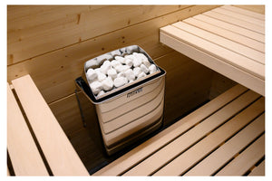 Harvia Decorative White Rounded Sauna Heater Stones (5-10cm | 10kg Box)