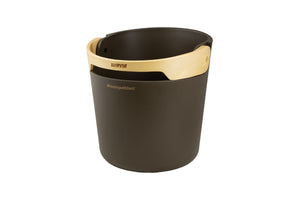 Harvia Helmi Sauna Pail & Ladle Set (Chocolate Brown)