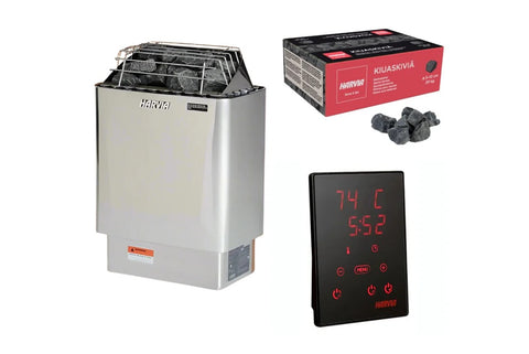 Harvia KIP Electric Sauna Heater Package