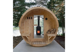 Harvia Linear 28 Wood-Burning Sauna Stove Heater (Black)