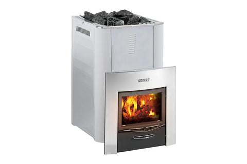 Harvia Pro 36 Duo Wood-Burning/Electric Heater Combo