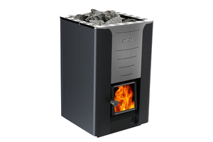 Harvia Pro Wood-Burning Sauna Stove Heater (Black)