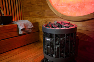 Harvia Black Vulcanite Sauna Heater Stones (5-10cm | 20kg Box)