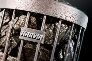 Harvia Black Vulcanite Sauna Heater Stones (5-10cm | 20kg Box)