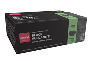 Harvia Black Vulcanite Sauna Heater Stones (5-10cm | 20kg Box)