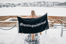Load image into Gallery viewer, Harvia Sauna Towel (Black)
