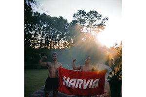 Harvia Sauna Towel (Red)