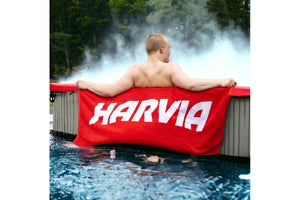 Harvia Sauna Towel (Red)