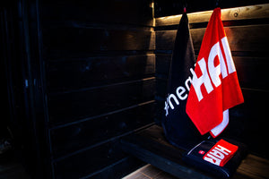 Harvia Sauna Towel (Red)