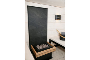 Harvia Stone Wall Frame (2' X 7') w/ Optional Lighting