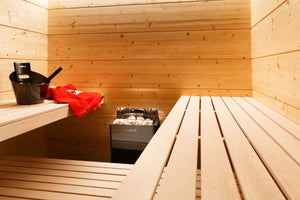 Harvia The Wall Electric Sauna Heater (Black Steel)