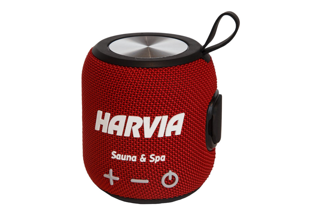 Harvia Water-Resistant Sauna Speaker (Red)