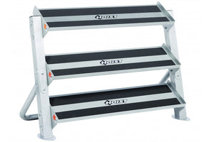 Hoist 48" 2-Tier 12+ Pair Dumbbell Rack w/ Optional 3rd Tier (HF-5461-48)