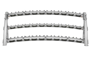 Hoist 3-Tier Horizontal Saddle Dumbbell Rack (CF-3461-3) (15 Pair)