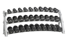 Load image into Gallery viewer, Hoist 3-Tier Horizontal Saddle Dumbbell Rack (CF-3461-3) (15 Pair)
