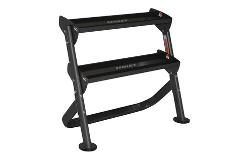 Hoist 36" 2-Tier Horizontal Dumbbell Rack w/ Optional 3-Tier (HF-5461-36)