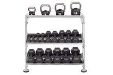 Load image into Gallery viewer, Hoist 36&quot;  2-Tier Dumbbell Rack w/ Optional 3rd Tier (HF-5461-OPT-36)
