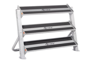 Hoist 48" 2-Tier 12+ Pair Dumbbell Rack w/ Optional 3rd Tier (HF-5461-48)
