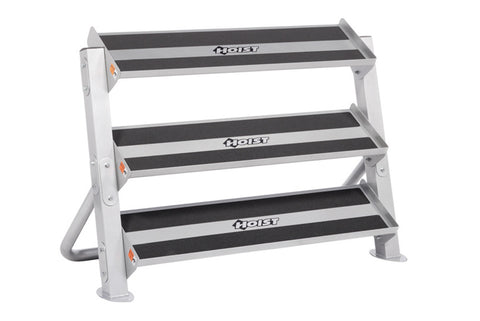 Hoist 48" 2-Tier 12+ Pair Dumbbell Rack w/ Optional 3rd Tier (HF-5461-48)