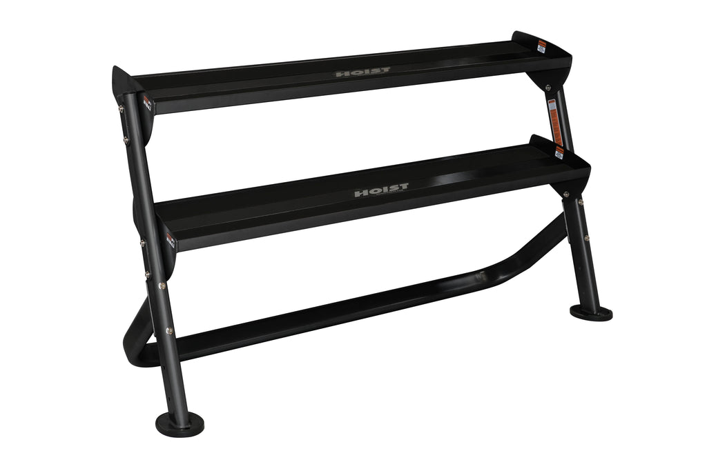 Hoist 60" 2-Tier Dumbbell Rack w/ Optional 3rd Tier (HF-5461-60)