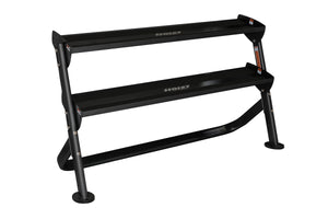 Hoist 60" 2-Tier Dumbbell Rack w/ Optional 3rd Tier (HF-5461-60)