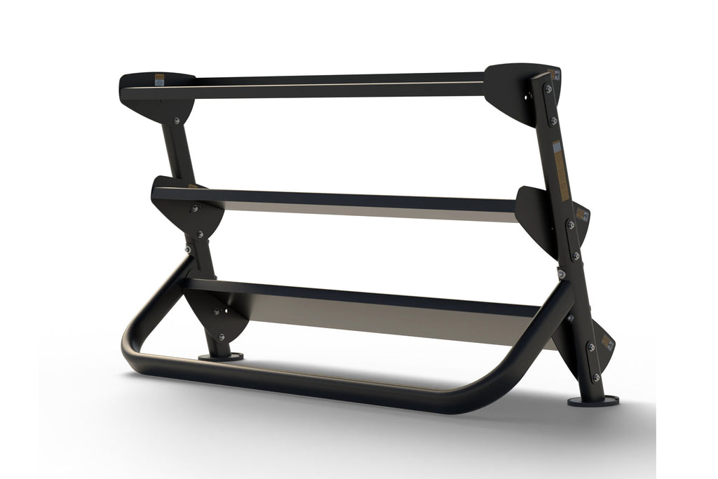Hoist 60" 2-Tier Dumbbell Rack w/ Optional 3rd Tier (HF-5461-60)