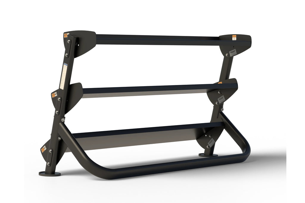 Hoist 60" 2-Tier Dumbbell Rack w/ Optional 3rd Tier (HF-5461-60)