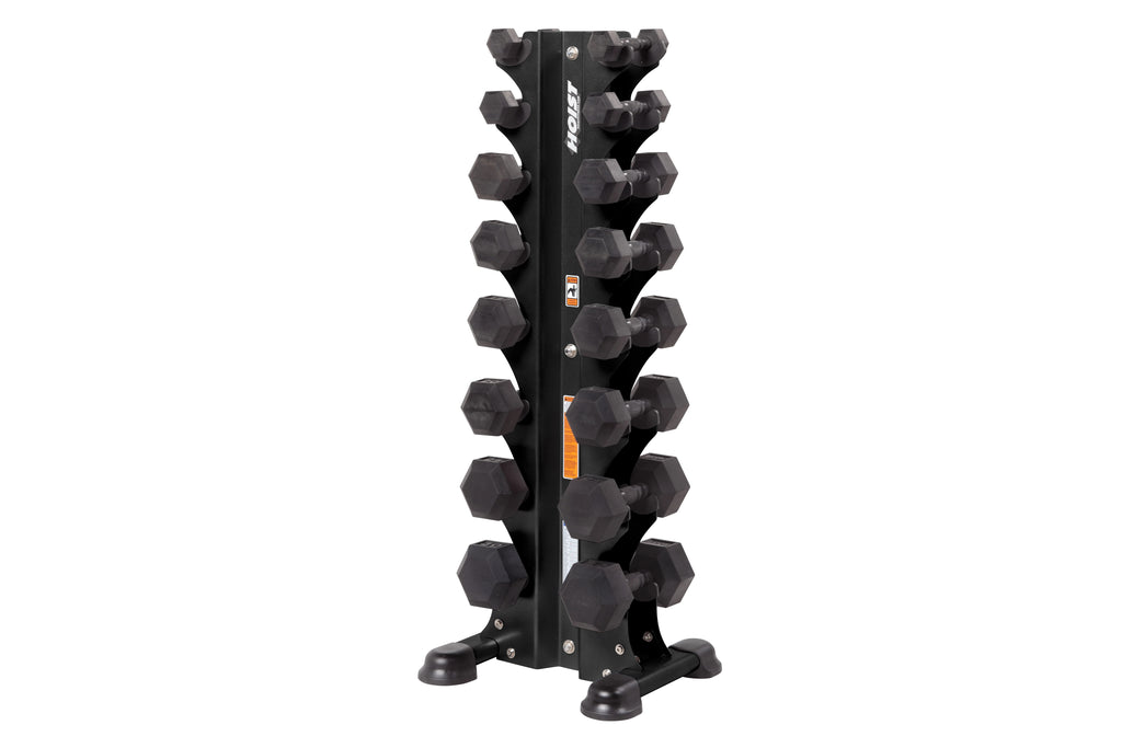 Hoist 8-Pair Vertical Dumbbell Tower Rack (HF-5460)