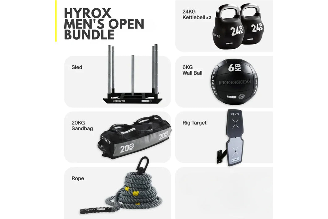 6kg ウォールボール/20kg サンドバッグ HYROXメンズセット HYROX Men's Hybrid Performance Open Bundle – 360 Fitness Superstore