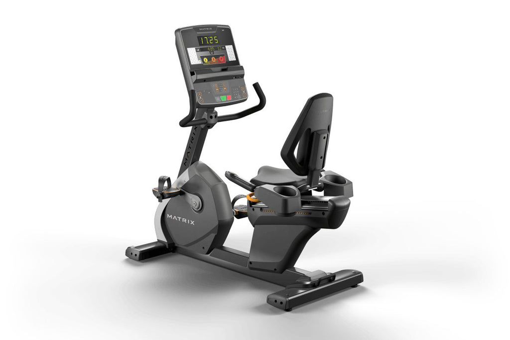 Performance Matrrix Rbt Matrix Performance Recumbent Cycle with black frame, digital console ...
