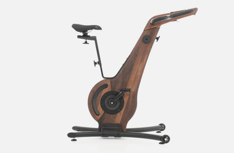 NOHRD Walnut Upright Exercise Bike (DEMO) (👷LABOR DAY SALE)