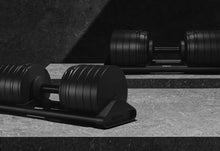 Load image into Gallery viewer, NÜOBELL 100lb Adjustable Dumbbells (Matte Black) (🪂NEW ITEM!)
