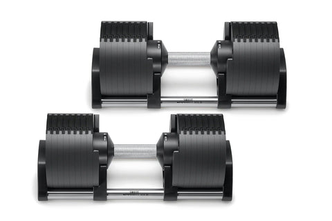 NÜOBELL 80lb Adjustable Dumbbells