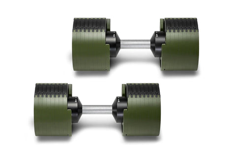 NÜOBELL 80lb Adjustable Dumbbells (Tactical)