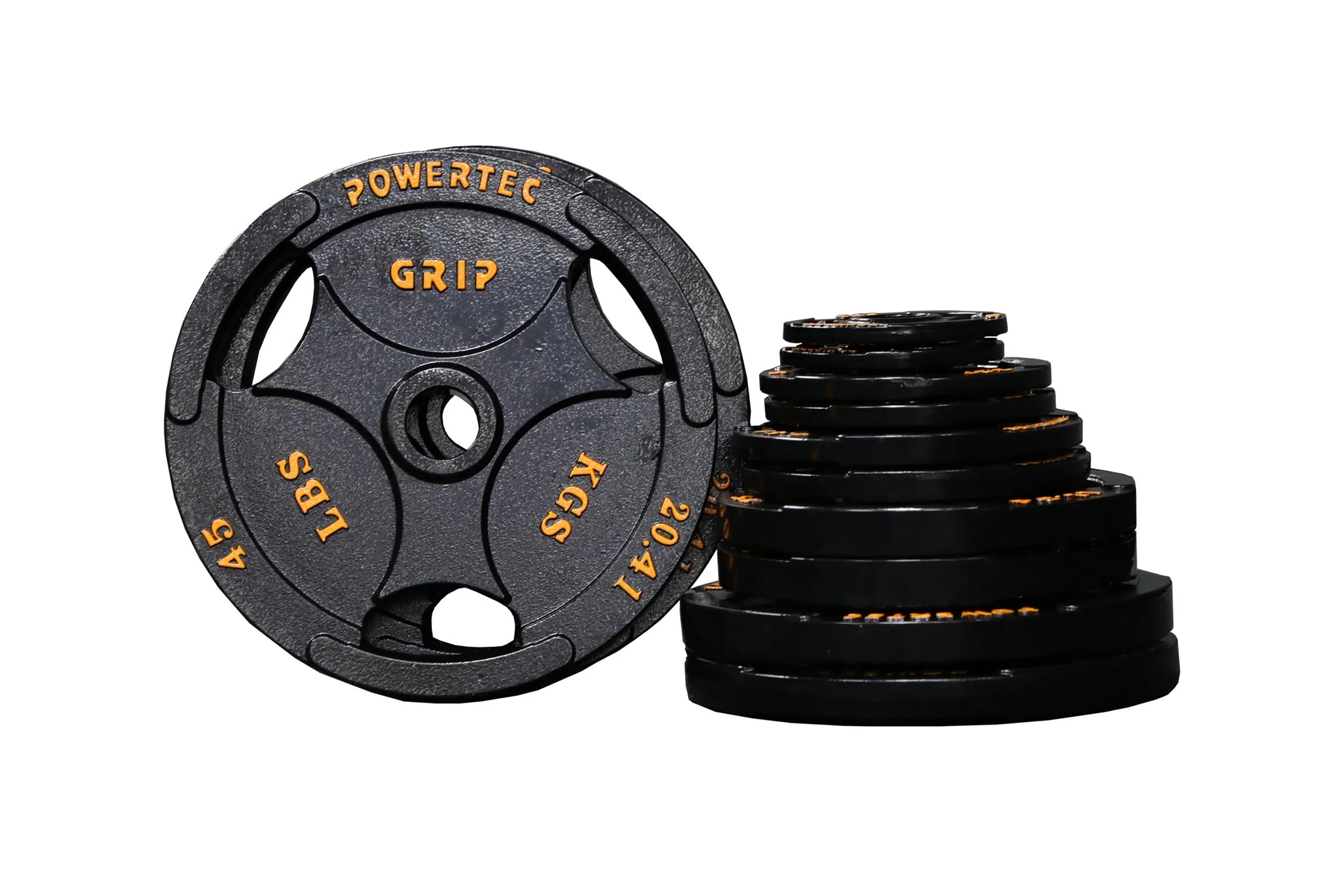 Powertec Olympic Plates Set (255lbs) – 360 Fitness Superstore