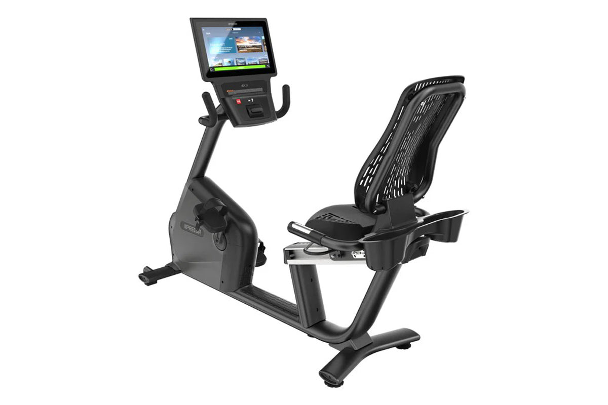 Precor 885 Reading Rack Precor RBK 885 Recumbent Exercise Bike (P84 Console) – 360 Fitness ...