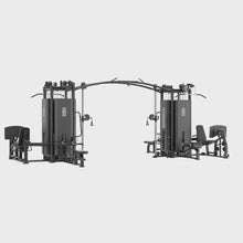 Load and play video in Gallery viewer, Warrior Pro Commercial Series 8-Stack Multi-Station Gym (🪂NEW ITEM) (🎁HOLIDAY SALE)
