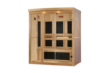 Load image into Gallery viewer, Pro 6 3-Person Near Zero EMF Far Infrared Sauna
