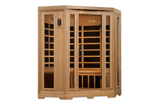 Load image into Gallery viewer, Pro 6 &quot;Rebecca&quot; 3 Person Corner Near Zero EMF Far Infrared Sauna
