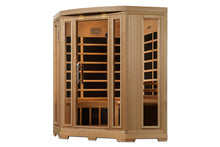 Load image into Gallery viewer, Pro 6 &quot;Rebecca&quot; 3 Person Corner Near Zero EMF Far Infrared Sauna
