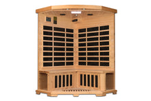 Load image into Gallery viewer, Pro 6 &quot;Rebecca&quot; 3 Person Corner Near Zero EMF Far Infrared Sauna
