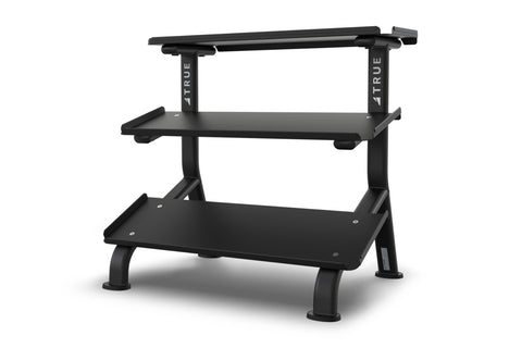 TRUE FS-24 3-Tier Flay Tray Dumbbell Rack