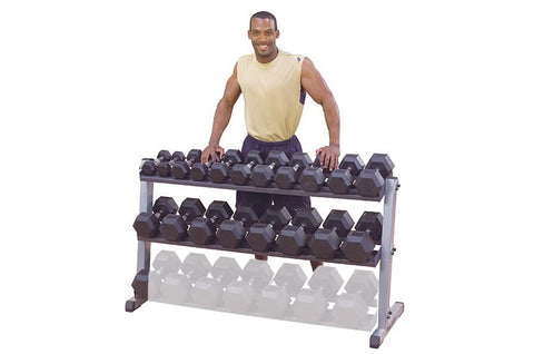 Warrior 2-Tier / 3-Tier Dumbbell Rack (3rd Tier Optional)