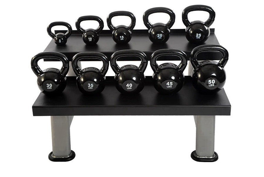 Warrior 2-Tier Commercial Kettlebell Rack