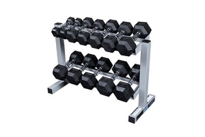 Warrior 2-Tier Horizontal Dumbbell Rack