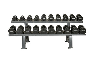 Warrior 2-Tier Pro Saddle Dumbbell Rack (SALE)