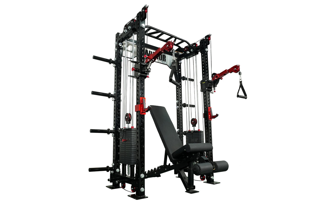 warrior secure wall-mounted rope rack – 360 fitness... Warrior 2.0 Cable Crossover Pulley Power Rack Gym System (🧨JULY 4th SA ...