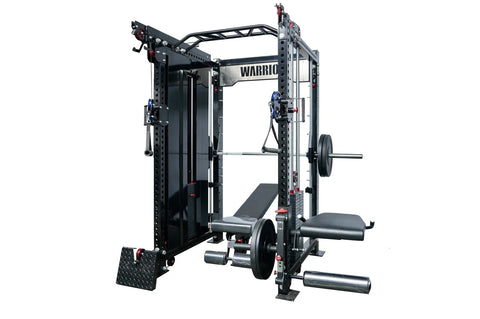 Warrior 3.0 Cable Crossover Pulley Power Rack Gym System w/ Lat Pulldown (💥JULY 4th SALE)