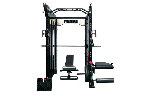 Warrior 3.0 Cable Crossover Pulley Power Rack Gym System w/ Lat Pulldown (💥JULY 4th SALE)